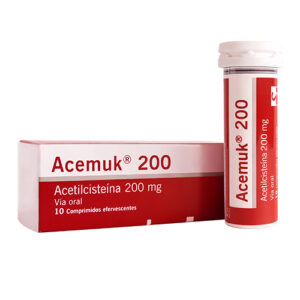 ACEMUK 200 MG CAJA X 10 COM (ACETILCISTEINA)