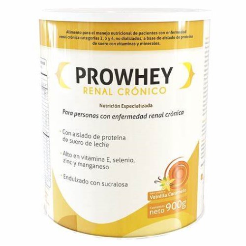 PROWHEY RENAL CRÓNICO LATA X 900G VAI. CARAMELO LATA X 900G