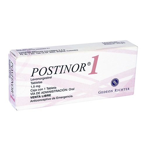 POSTINOR-1 CJA X1 TAB (LEVONORGESTREL)