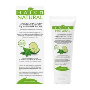 JABÓN FACIAL EQUILIB HAIKO NATURAL 80 ML CAJA