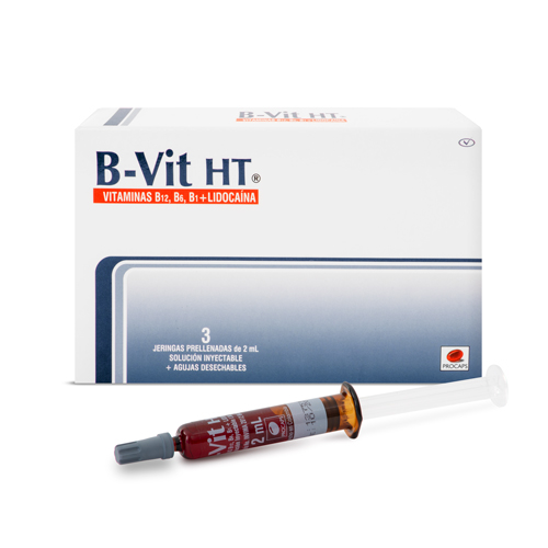 B-VIT HT INYECTABLE JERINGA PRELLENADA CAJA X 3 UND 2 ML