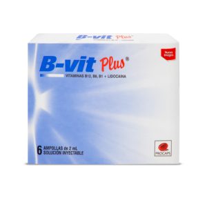 B-VIT PLUS INYECTABLE CAJA X 6 AMP