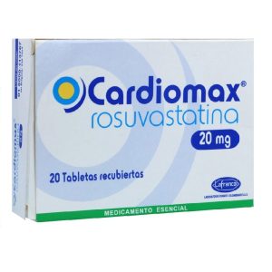 CARDIOMAX 20 MG CAJA X 20 TAB (ROSUVASTATINA)
