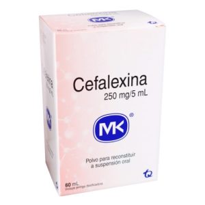 CEFALEXINA MK 250MG/5ML POLVO FCO 60ML (CEFALEXINA)