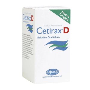 CETIRAX-D 100/200 MG JBE X 60 ML (CETIRIZINA+FENILEFRINA)