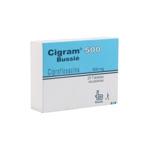 CIGRAM 500 MG CAJA X 20 TAB (CIPROFLOXACINO)
