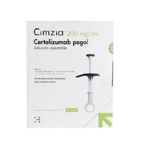 CIMZIA 200 MG/ML PRELLEN X 2 JER (CERTOLIZUMAB PEGOL)