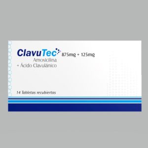 CLAVUTEC 875 MG/125 MG CAJA X 14 TAB (AMOXICILINA+CLAVULANICO ACIDO)