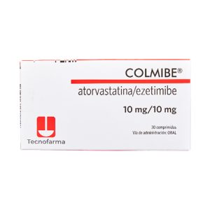 COLMIBE 10MG + 10MG X 30 COMP (ATORVASTATINA+EZETIMIBA)