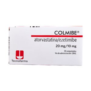 COLMIBE 20 MG + 10MG X 30 COM (ATORVASTATINA+EZETIMIBA)