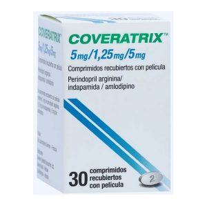 COVERATRIX 5/1.25/5 MG CAJA X 30 TAB