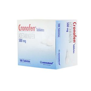 CRONOFEN 500 MG X 100 TAB (ACETAMINOFEN)