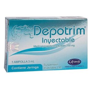 DEPOTRIM INY X 3 ML (MEDROXIPROGESTERONA)