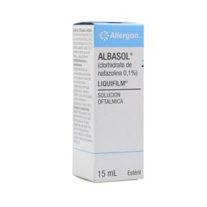 ALBASOL 0.1% LIQUIFILM FRASCO X 15 ML (NAFAZOLINA)