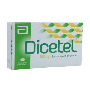 DICETEL 100 MG CAJA X 14 TAB (PINAVERIO BROMURO)