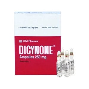 DICYNONE INY 2 ML CAJA X 4 AMP (ETAMSILATO (CICLONAMINA))