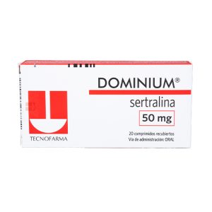 DOMINIUM 50 MG X 20 COMP (SERTRALINA)