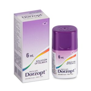 DORZOPT SOLUCION OFTALMICA FRASCO X 6 ML (DORZOLAMIDA+TIMOLOL)