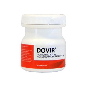DOVIR TABLETAS X 10 TB (HIDROCODONA+IBUPROFENO)