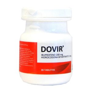 DOVIR TABLETAS X 30 TB (HIDROCODONA+IBUPROFENO)