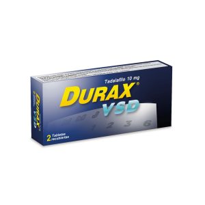 DURAX VSD 10 MG CAJA X 2 TAB (TADALAFILO)