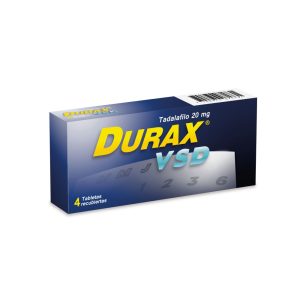 DURAX VSD 20 MG CAJA X 4 TAB (TADALAFILO)
