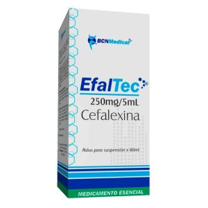 EFALTEC 250 MG / 5 ML 1 FRASCO 60 L (CEFALEXINA)