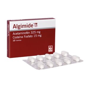 ALGIMIDE 325/15 MG CAJA X 10 TAB (ACETAMINOFEN+CODEINA)