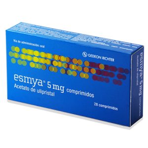 ESMYA 5 MG CAJA X 28 TAB (ULIPRISTAL ACETATO)
