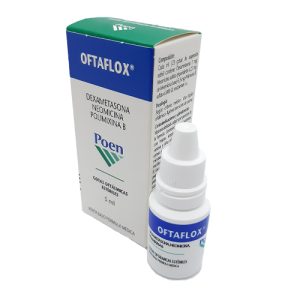 OFTAFLOX GOTAS FRASCO X 5 ML (DEXAMETASONA+NEOMICINA+POLIMIXINA B)