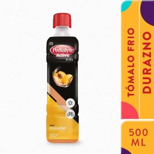 PEDIALYTE 30 MEQ CON ZINC DURAZNO X 500 ML (SALES REHIDRATACION ORAL+ZINC)