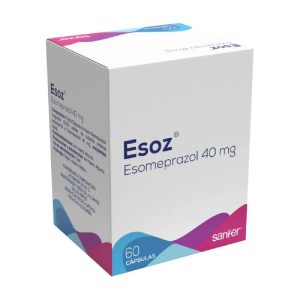 ESOZ 40 MG CAJA X 60 TAB (ESOMEPRAZOL)