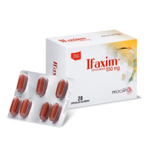IFAXIM 550 MG CAJA X 28 CAP (RIFAXIMINA)