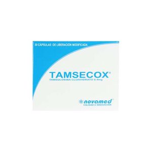 TAMSECOX CAJA X 30 CAP (TAMSULOSINA CLORHIDRATO)