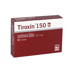 TIROXIN 150 MCG CAJA X 50 TAB (LEVOTIROXINA)