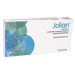 JOLIAN 3 MG / 0.02 MG X 28 COMP (DROSPIRENONA+ETINILESTRADIOL)