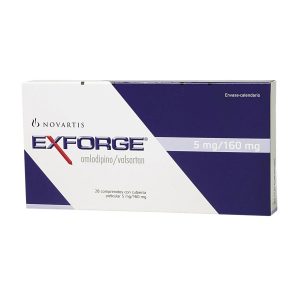 EXFORGE 5/160 MG CAJA X 28 COM (AMLODIPINO+VALSARTAN)