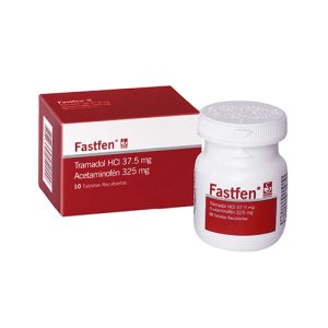 FASTFEN 37.5/325 MG CAJA X 10 TAB (ACETAMINOFEN+TRAMADOL)
