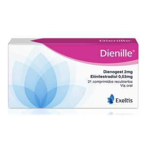 DIENILLE 2 MG + 0,003 MG X 21 COMP (DIENOGEST+ETINILESTRADIOL) (DIENOGEST+ETINILESTRADIOL)