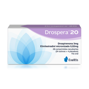 DROSPERA 20 (3MG + 0,020 MG) X 28 COMP (DROSPIRENONA+ETINILESTRADIOL) (DROSPIRENONA+ETINILESTRADIOL)