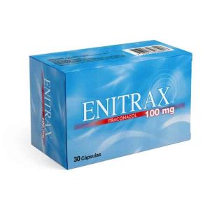 ENITRAX 100 MG CAJA X 30 CAP (ITRACONAZOL)