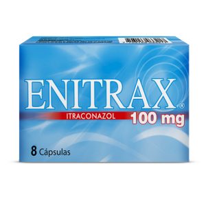 ENITRAX 100 MG CAJA X 8 CAP (ITRACONAZOL)