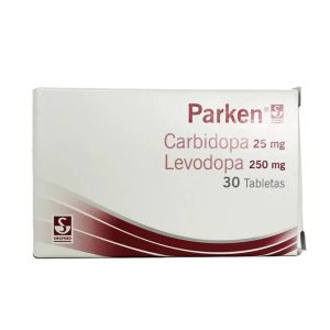 PARKEN 25/250 CAJA X 30 TABLETAS CAJA X 30 TAB (CARBIDOPA+LEVODOPA)