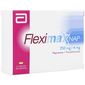 FLEXIMAX NAP CAJA X 14 TAB (NAPROXENO+TIOCOLCHICOSIDO)