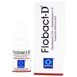 FLOBACT D FRASCO X 5 ML (CIPROFLOXACINO+DEXAMETASONA)