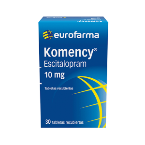 KOMENCY 10 MG CAJA X 30 TAB (ESCITALOPRAM)