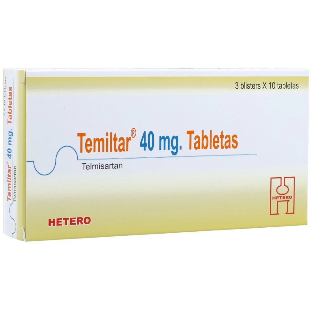 TEMILTAR TELMISARTAN 40 MG CAJA CON BLISTER 3 X 10 (30 TAB) (TELMISARTAN)