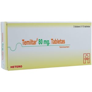TEMILTAR TELMISARTAN 80 MG CAJA CON BLISTER 3 X 10 (30 TAB) (TELMISARTAN)