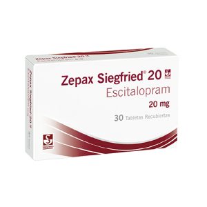 ZEPAX 20 MG CAJA X 30 TAB (ESCITALOPRAM)