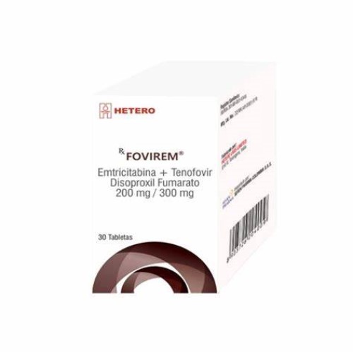 FOVIREM TENOFOVIR 300 MG + EMTRICITABINA 200 MG CAJA X 30 TAB